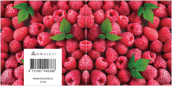 D 245 (dāvanu kartiņa, locīta, 6x6cm)