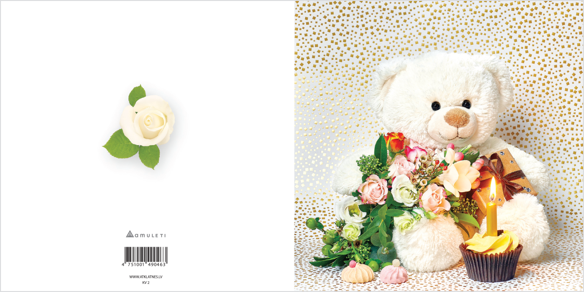 KV 2 (locīta, 14 x 14 cm)